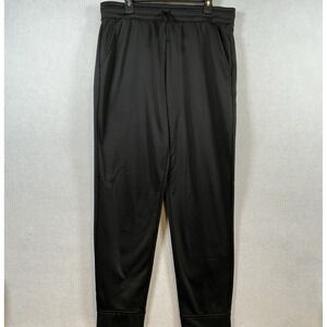 Sport-Tek ST233 Sport-Wick Fleece Jogger Pants Mens XL Black Drawstring‎ Sweats
